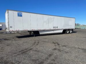Front elevation of semi trailer